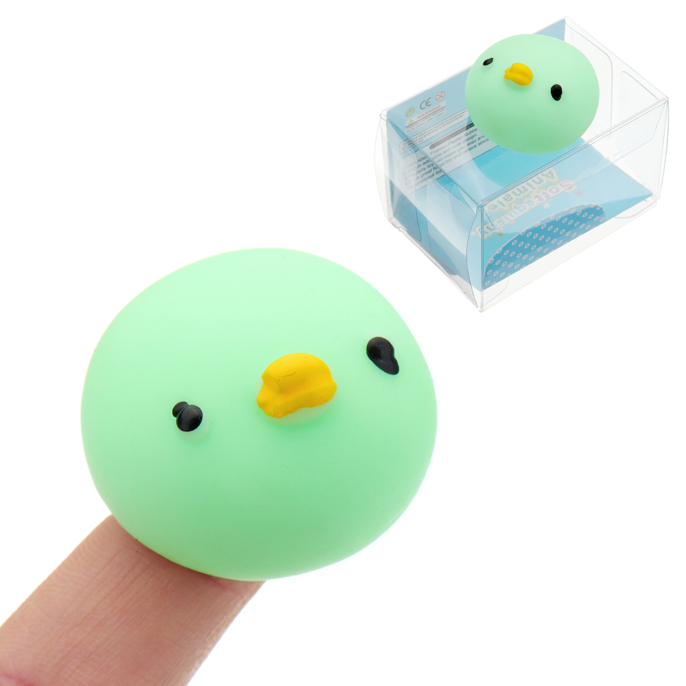 

Mochi Squishy Green Duck Squeeze Cute Healing Toy Kawaii Collection Усилитель для стресса Подарочный декор