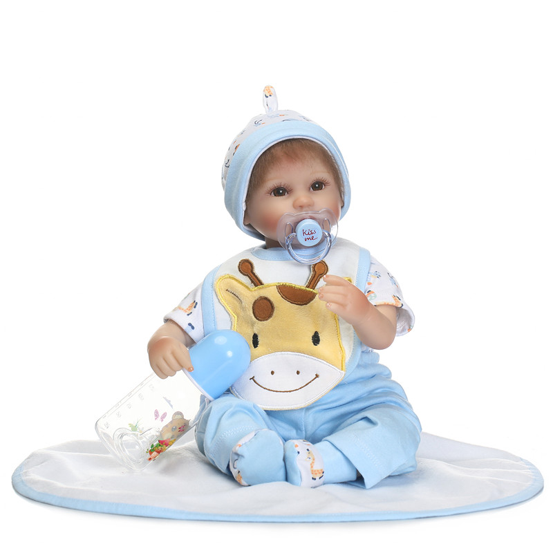 

NPK15.7 "Cute Soft Reborn Силиконовый Handmade Lifelike Baby Кукла Реалистичная новорожденная игрушка для мальчика