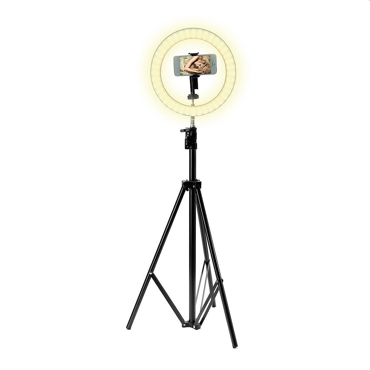 

Портативный LED Ring Light Штатив Стенд Live Selfie Держатель USB Plug 10 дюймов Заполняющий свет для YouTube Tiktok VK