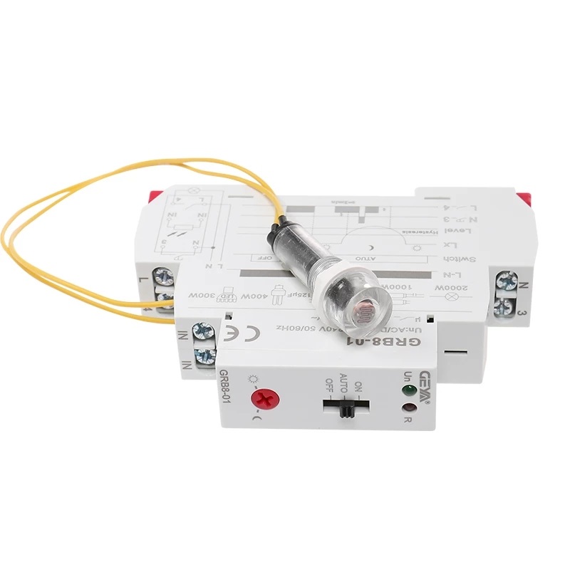 Find GEYA GRB8 01 AC110V 240V Din Rail Twilight Switch Auto ON OFF Photoelectric Timer Light Sensor Relay for Sale on Gipsybee.com with cryptocurrencies