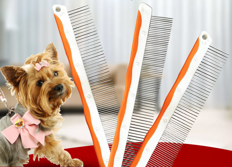 

Pet Comb Professional Steel Grooming Comb Cleaning Волосы Триммер Щетка Pet Собака Кот Аксессуары