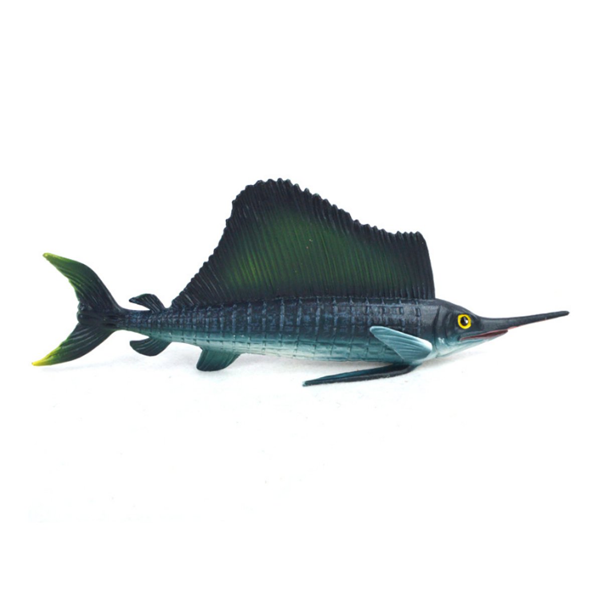 

21см Парусник Реалистичная модель для морских животных Твердая пластиковая фигура Diecast Модель Ocean Toy