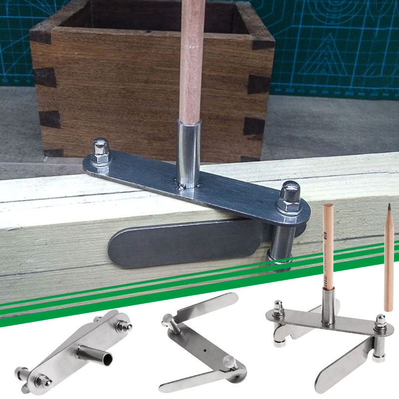 

0-60mm/40-100mm Marking Center Finder Center Scriber Woodworking Dash Gauge Scriber Mark Center Alignment line Carpenter Tool