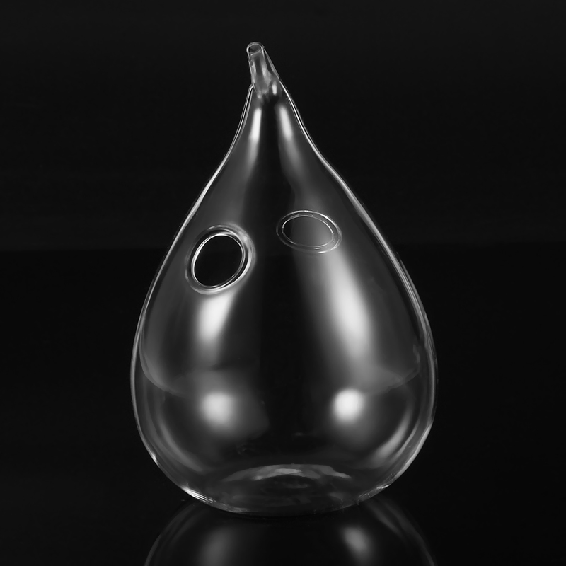 hanging water drop glass bottle vase