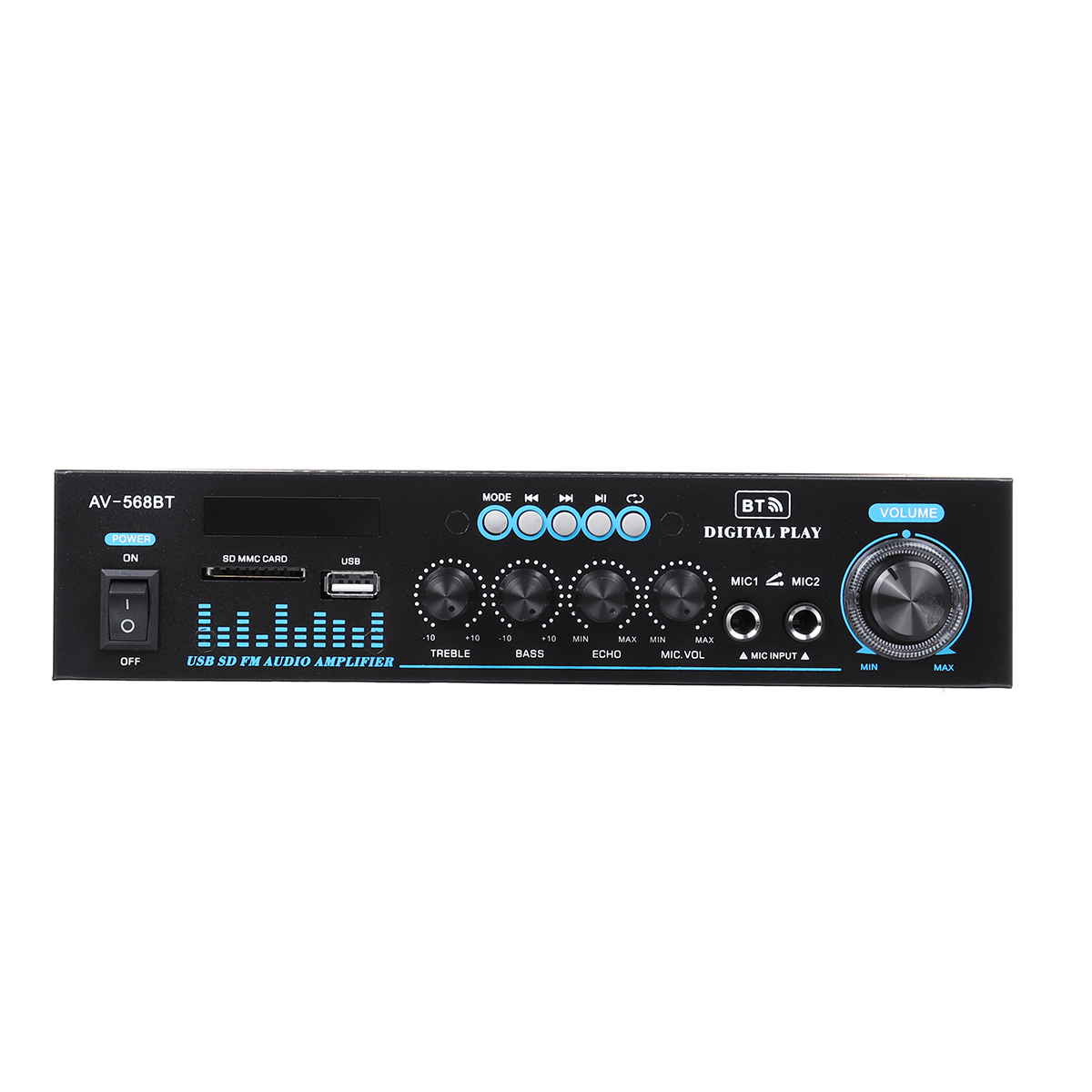 Find 1000W HIFI Power Amplifiers Stereo Audio Bluetooth Amplifier Car Home Theater Sound 220V for Sale on Gipsybee.com with cryptocurrencies