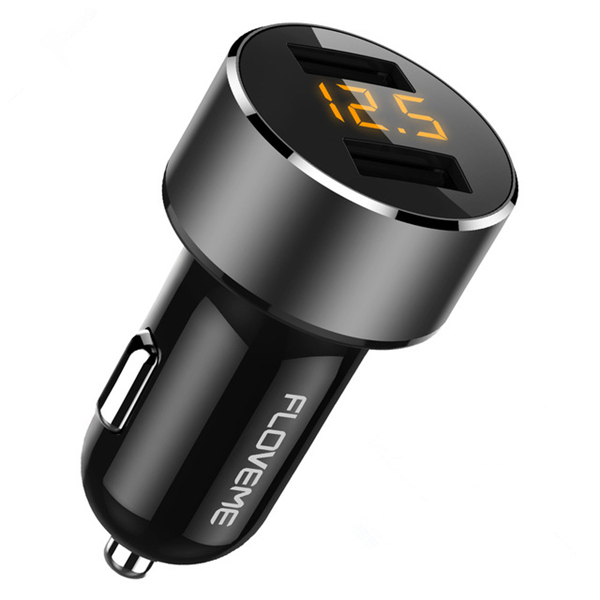 

FLOVEME 3.6A Dual USB LED Цифровое напряжение Дисплей Авто Зарядное устройство для планшета для телефона камера