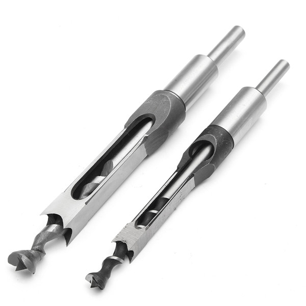 8mm Square Hole Saw Auger Drill Bit Mortising Chisel Woodworking Tools Durable