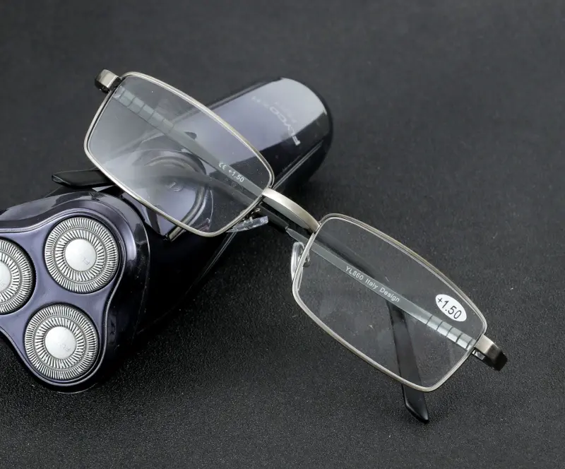 Aluminum Alloy Reading Glasses Resin Lens Presbyopic Glasses