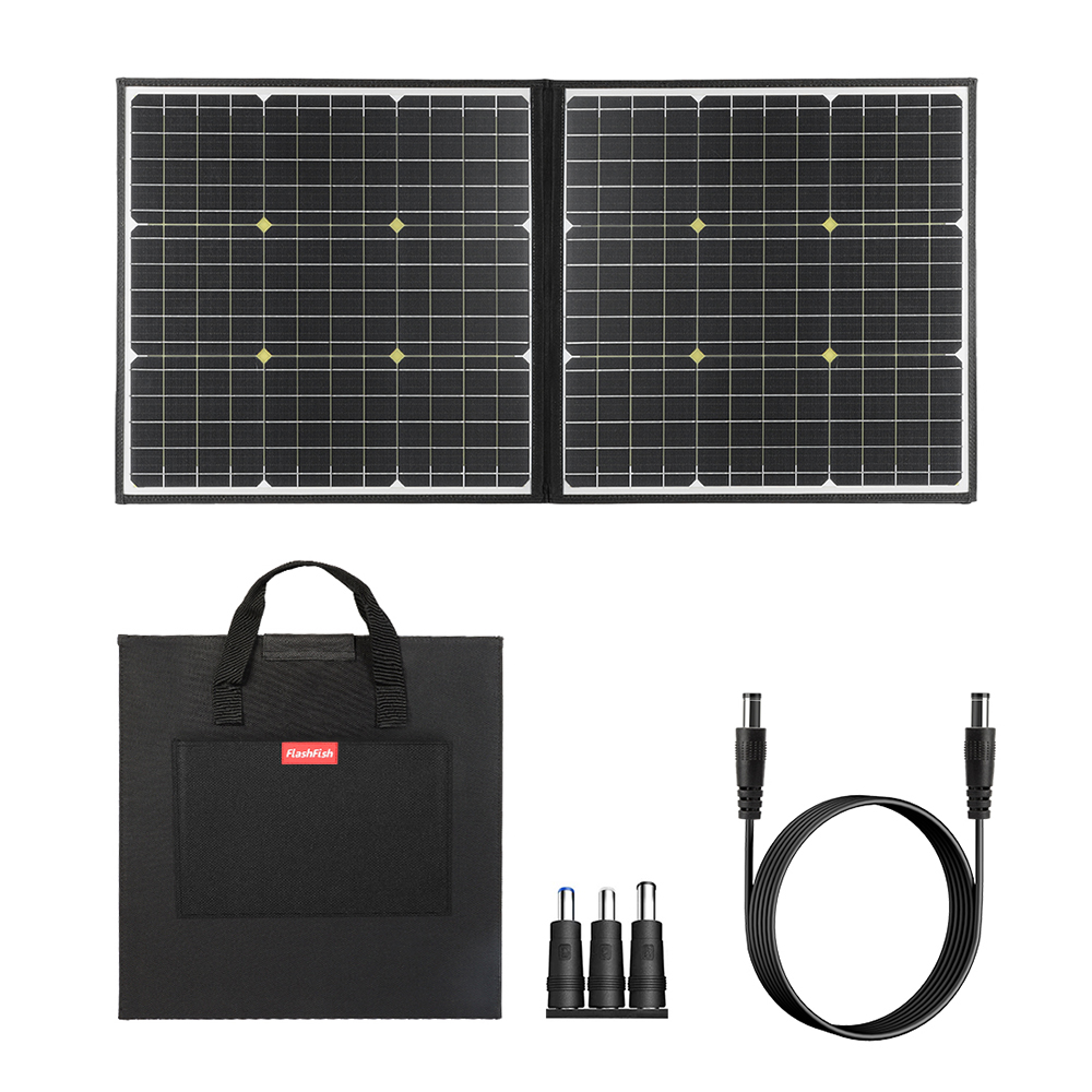 Find US Direct FLASHFISH 60000mAh 300W Portable Power Station Flashfish 100W 18V Portable Solar Panel With 5V USB Emergency Power Supply Kit For Outdoor Camping Traveling for Sale on Gipsybee.com with cryptocurrencies