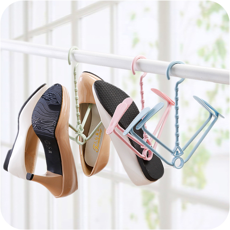 Creative plastic drying shoe rack 360 degree rotation drying hanger ...