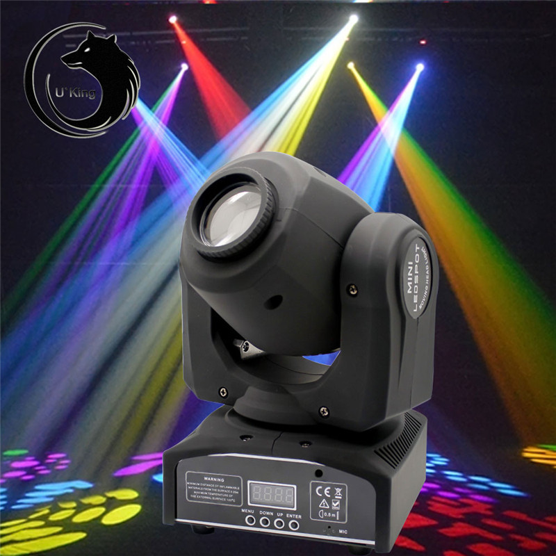 

U`King 30W Voice Activated LED RGB Stage Light DMX512 Disco DJ KTV Bar Effect Xmas Lamp AC110-240V