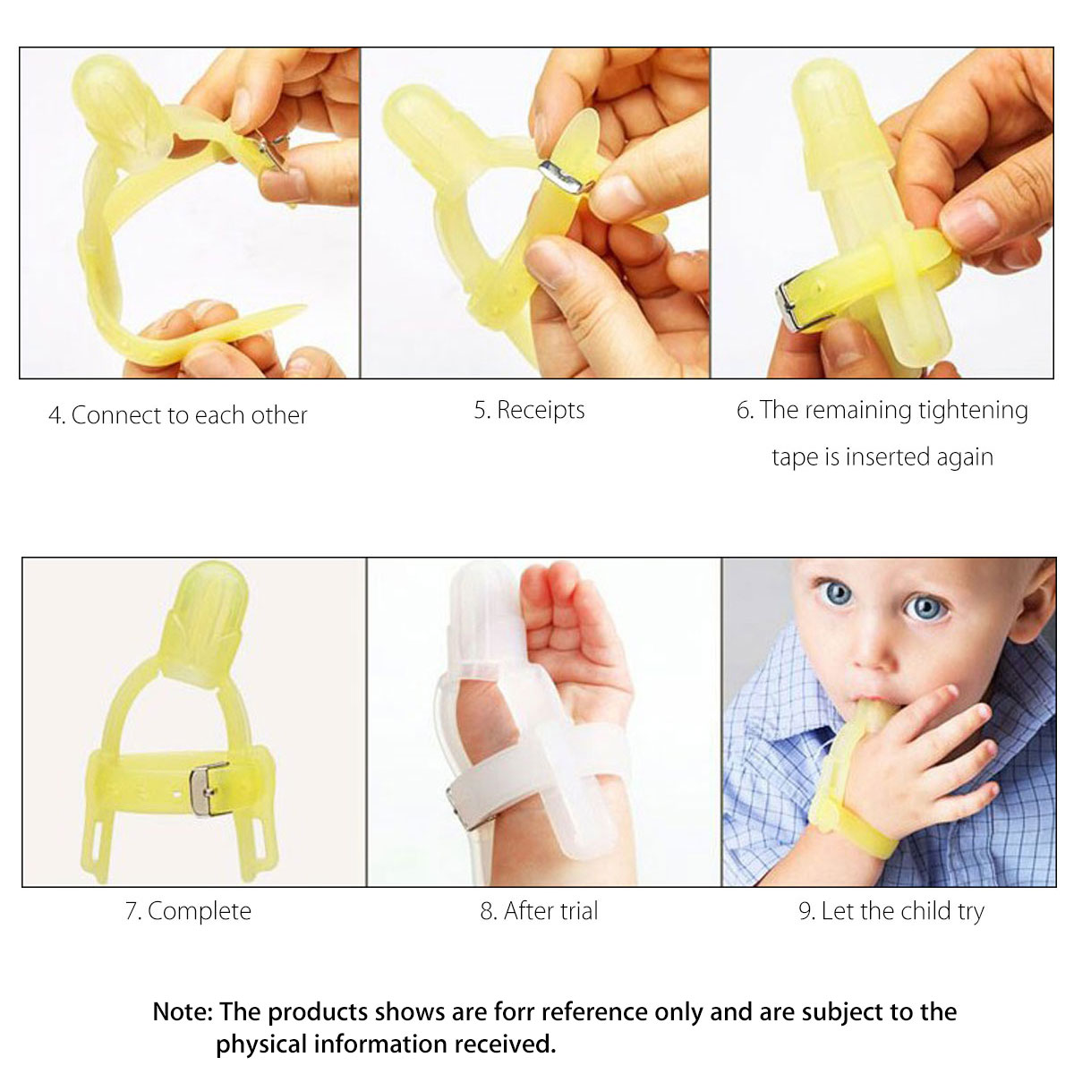 Thumbsucking Silicone Thumb Sucking Stop Finger Guard For 1-5 years Baby Kids