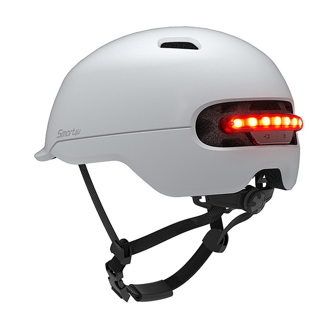 

Smart4U Upgraded SH50 Bike Bicycle Smart Helmet Light Sensing Braking Warning LED Breathable Cycling Helmet
