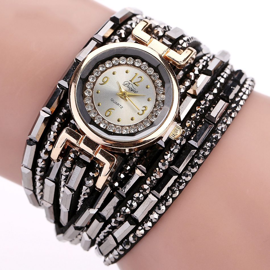 

DUOYA DY004 Crystal Casual Style Ladies Bracelet Watch