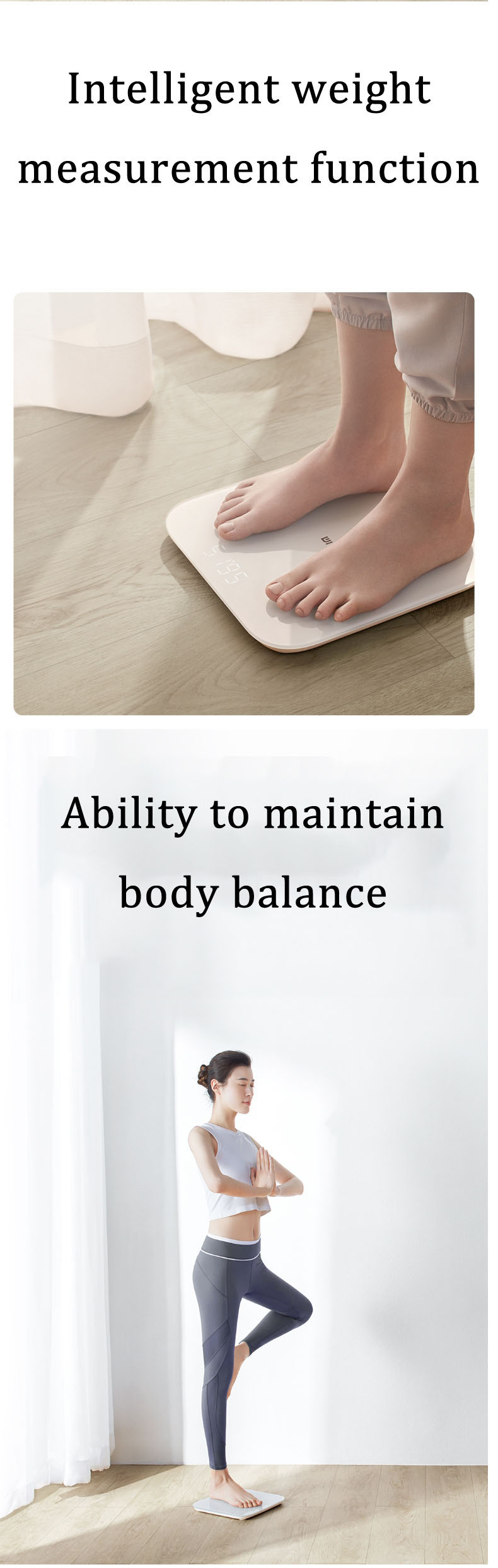 XIAOMI 2.0 Intelligent bluetooth Weight Scale Smart APP Control Precision Weight Scale LED Display Fitness Yoga Tools Scale Support Android IOS 71