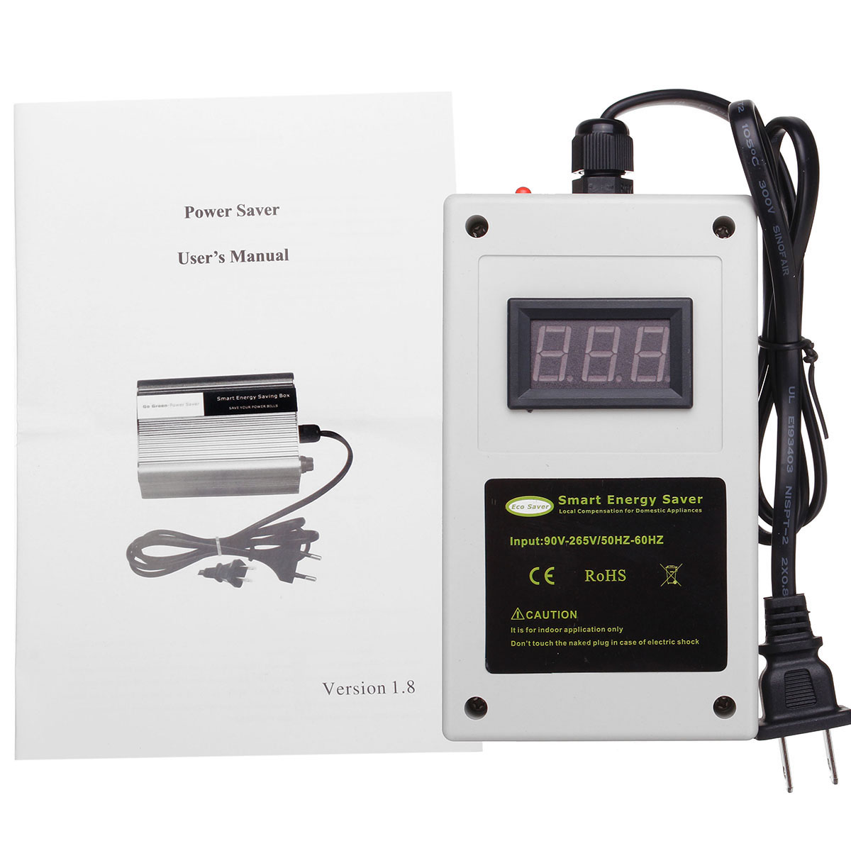 

30KW 90V-265V Digital Display Electricity Saving Box Energy Electric Power Saver Box Device