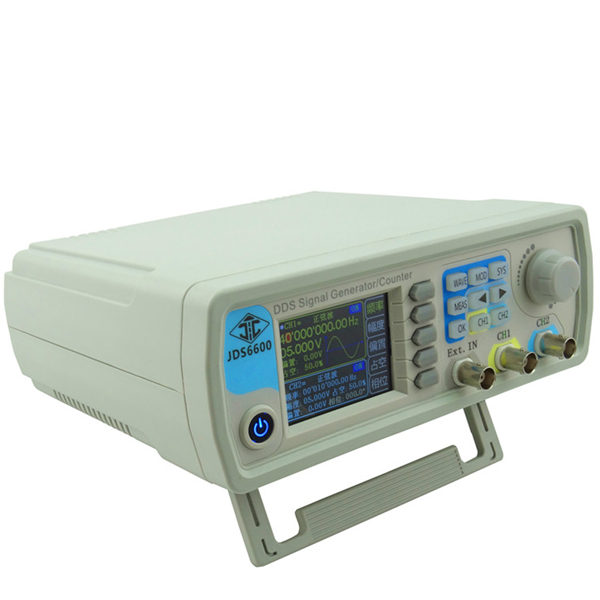 

JUNTEK™ JDS6600 DDS Signal Source Dual Channel Arbitrary Wave Function Generator Frequency Count