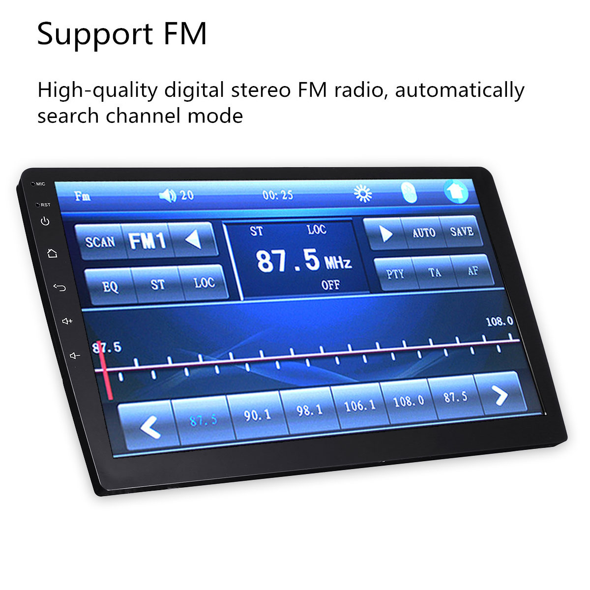 9 Inch 2 DIN 1+16G Car MP5 Player Quad Core Stereo Radio IPS Touch Screen bluetooth DAB DVR 86