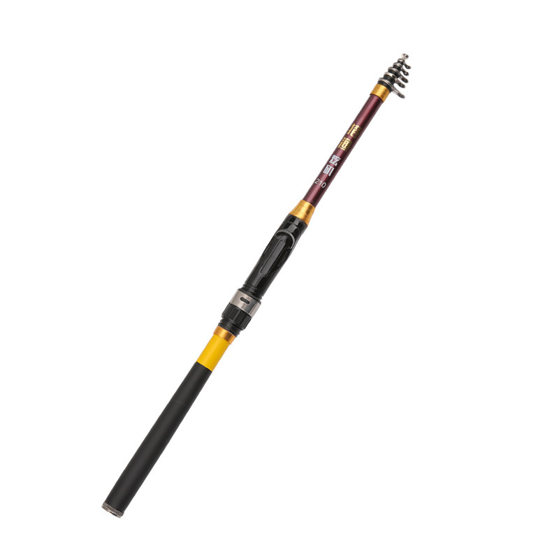 

ZANLURE 1.8/2.1/2.4m Telescopic Fishing Rod Carbon Fiber Fishing Pole Outdoor Fishing Tool
