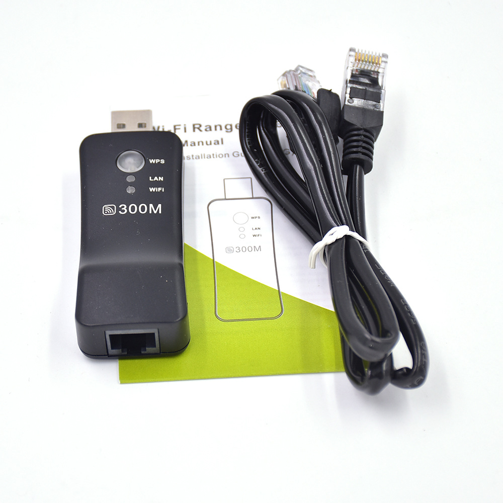 

USB 300Mbps Беспроводная сеть повторителя Wi-Fi Wifi Расширитель Расширение Поддержка AP Mode Adapter