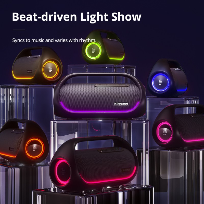 Find Tronsmart Bang 60W bluetooth Speaker Colorful Light 10800mAh Large Battery Support NFC Connection TF Card Outdoor Party Speaker for Sale on Gipsybee.com with cryptocurrencies