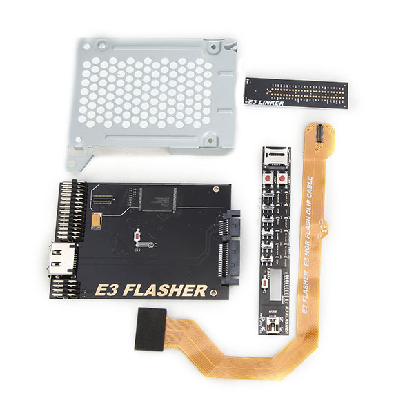 

Original E3 Nor Flasher with 4 Parts for PS3 Dual Boot Slim Power Switch-Downgrade from v4.5 to v3.55