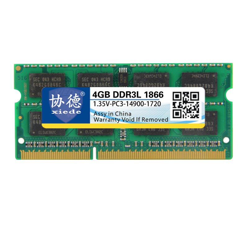 

XIEDE X100 notebook DDR3 4GB 1866Hz computer memory fully compatible