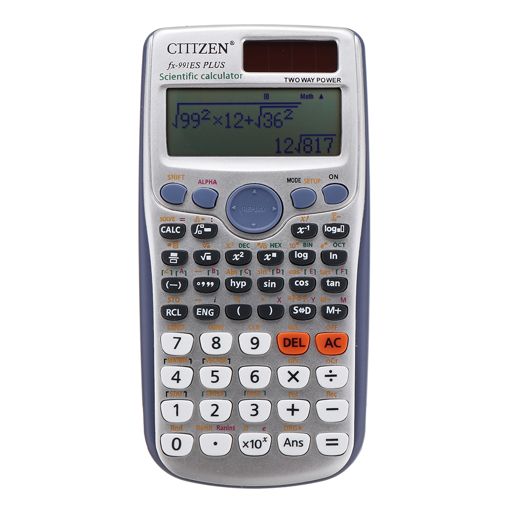 

GTTTZEN 991ES PLUS Scientific Calculator 417 Functions Student College Matrix Complex Equation