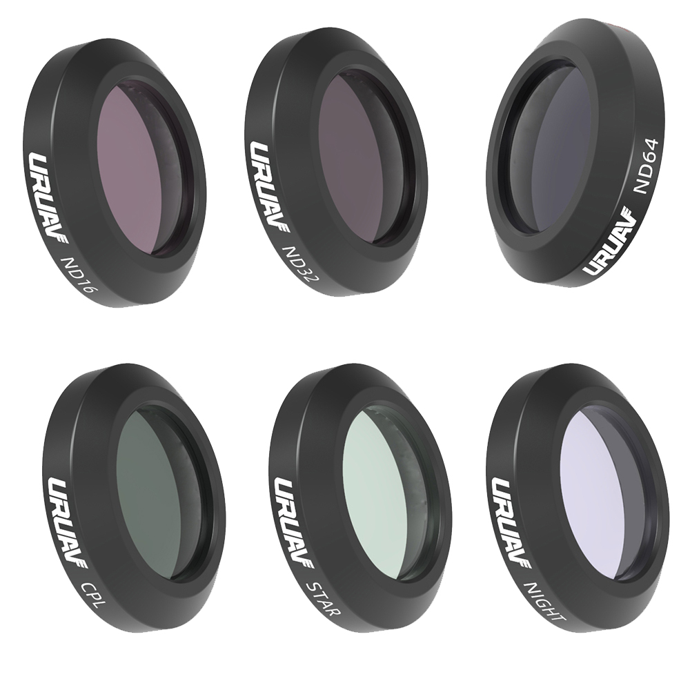 URUAV ND CPL NDPL Camera Lens Filter Combo for Naked Gopro 