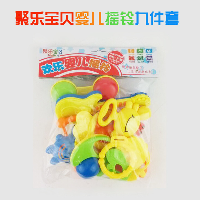 

JU Le Jl6205-6a Baby Rattle Set 0-1 Old Newborn Baby Puzzle 3-6-12 Months Toy