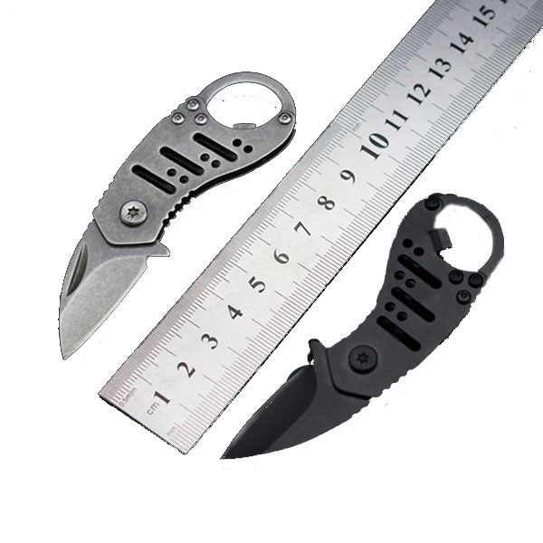 

LAOTIE TS555 99mm 7CR17 Stainless Steel Mini Pocket Folding Knife Outdoor Survival Fishing Knife Opener