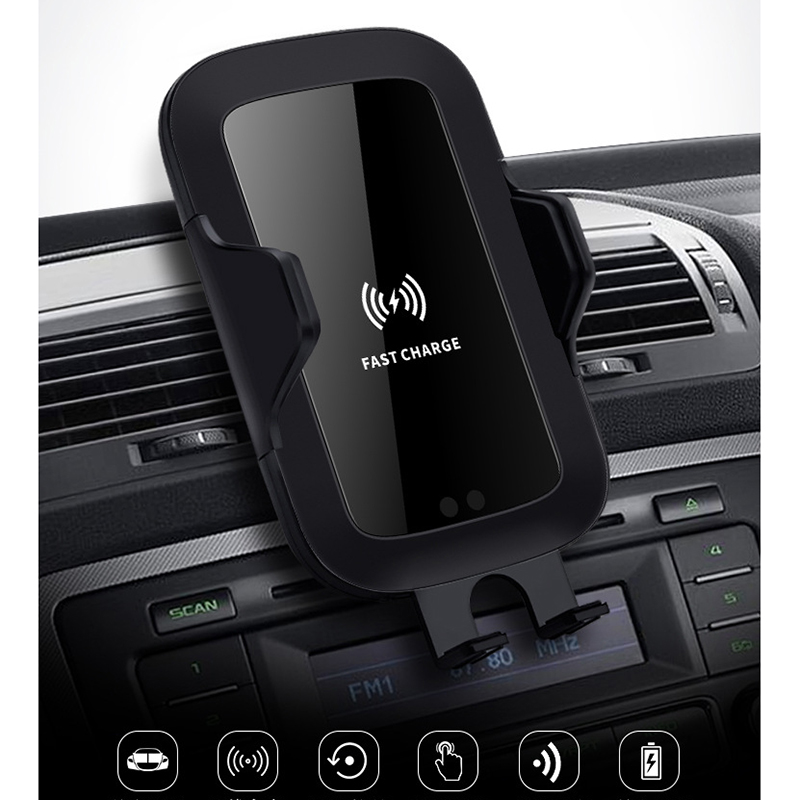 

Automatic Induction 10W Car Wireless Fast Charger Phone Holder Air Vent Bracket for iPhone XS XR X