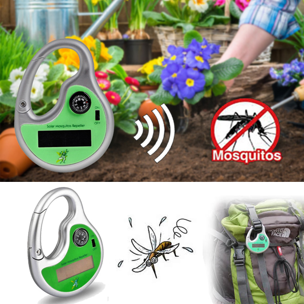 

Honana HG-GA2 Garden Sonic Wave Mosquito Repeller Outdoor Portable Solar Power With Compass