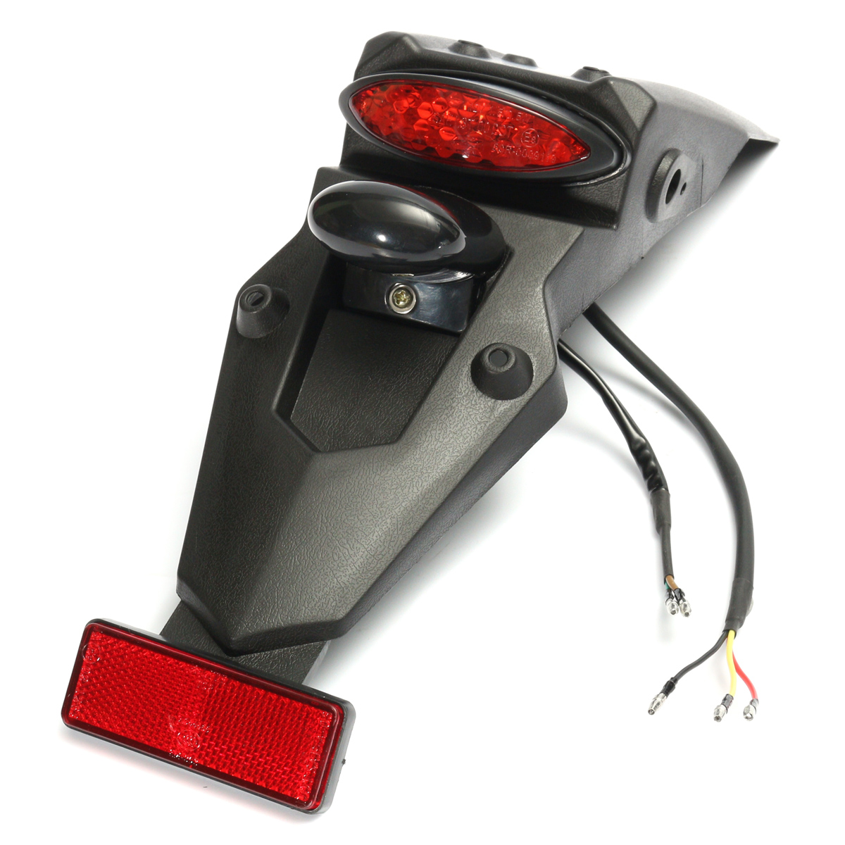 

12V LED Fender Rear Tail Stop Light Reflector Universal For MX Motocross Sport Pit Dirt Bike