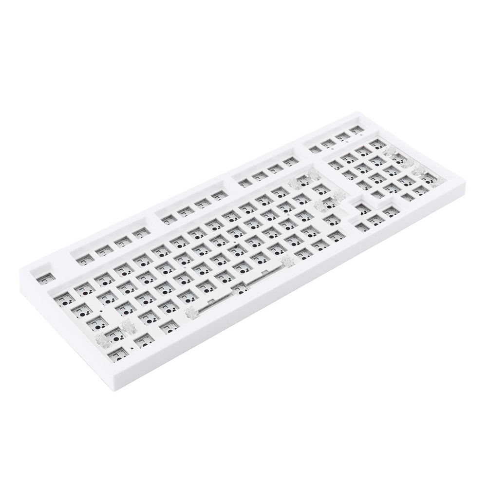 Find Next Time NT980 Mechanical Keyboard Customized Kit Triple-Mode Type-C Wired bluetooth5.0 2.4G Wireless 98 Keys Progarmming Hot-Swappable 3/5-Pin Switch RGB Backlit Keyboard Kit PCB Mounting Plate Case for Sale on Gipsybee.com with cryptocurrencies
