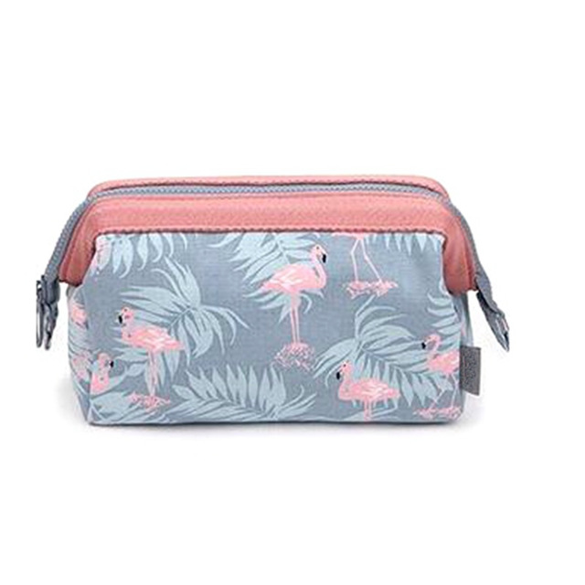 

New Women Portable Cute Multifunction Beauty Flamingo Cosmetic Bag Travel Organizer Case Makeup Make up Wash Pouch Toiletry Bag