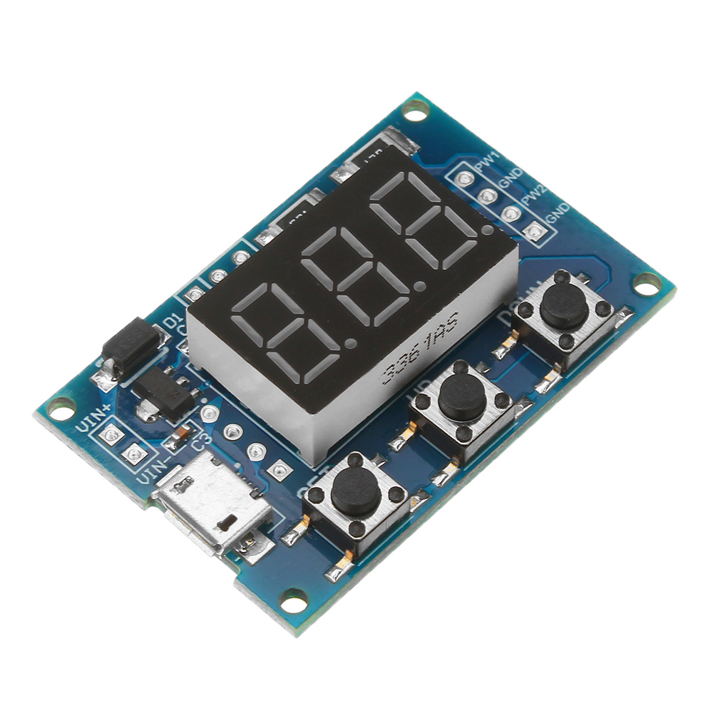 2 Channel Square Rectangular Wave Signal Generator Stepper Motor Driver PWM Pulse Frequency Duty Cycle Adjustable Module