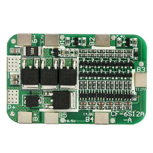 

3pcs PCB BMS 6S 15A 24V Battery Protection Board For 18650 Li-ion Lithium Battery Cell