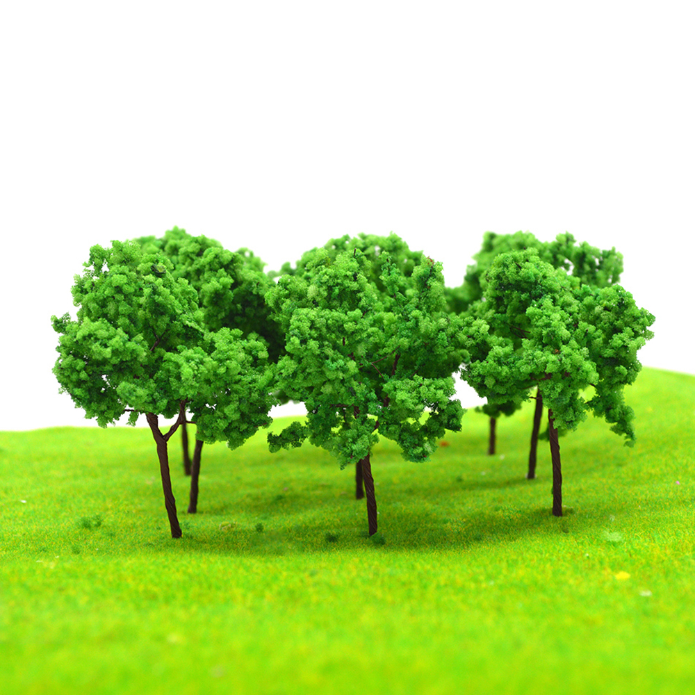 

37Pcs/Lot Micro Model Green Trees Mixed Landscape Garden Scenery Sandwork Decorations