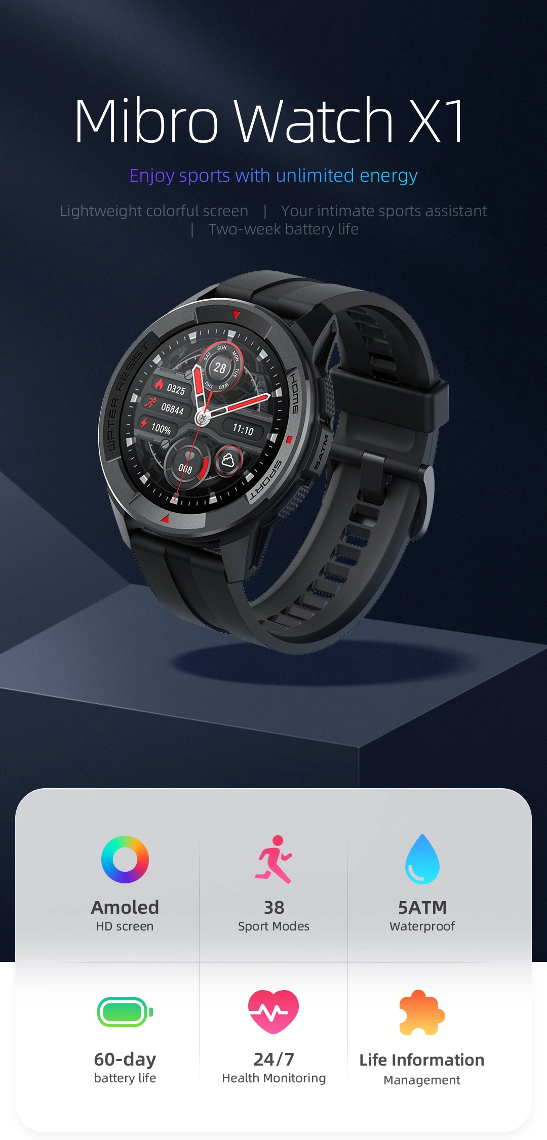 Mibro X1 Smart Watch 5