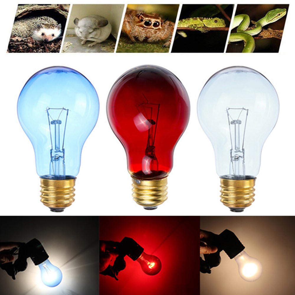 

75W Heat Lamp Heating Infrared Pet Light Bulb for Reptile Tortoise AC110V