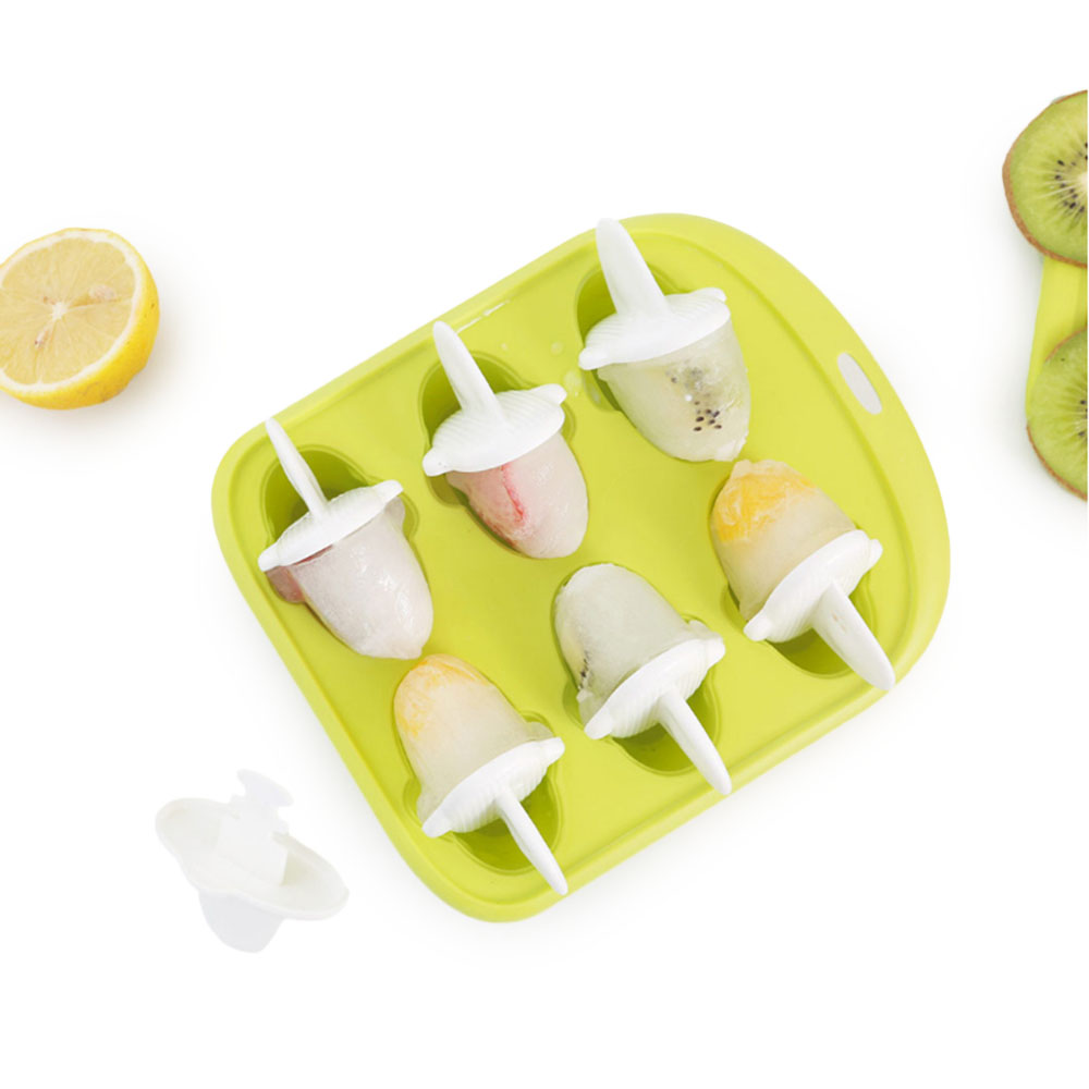 

QUANGE LS010102 Home Kitchen Ice Cube Tray Little Whale Shape Ice Mold 6 Hole Food Grade Pudding Mold from xiaomi youpin
