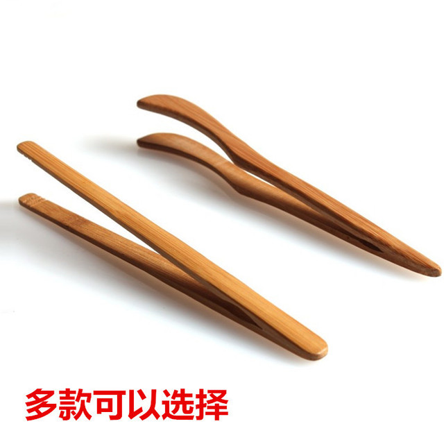 

Variety Of Optional Wooden Kung Fu Tea Accessories Bamboo Tea Clips Tweezers Stainless Steel Tea Cups Tea Clips