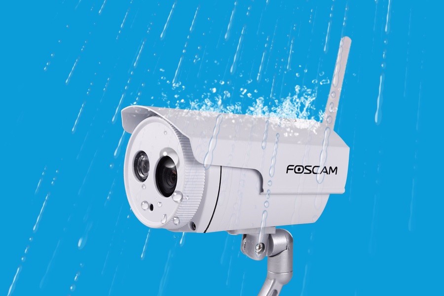 FOSCAM FI9803P 1.0 Megapixel HD 720P Wireless Outdoor Waterproof IP Camera P2P CMOS Night Vision 20m