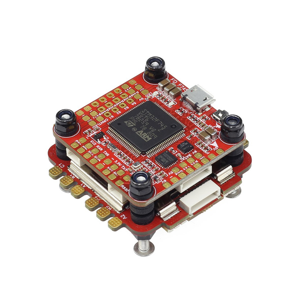 

HGLRC FD765 Stack F7 Dual Gyro Flight Controller AIO OSD BEC & L431 65A BL_32 4in1 3-6S ESC for RC Drone