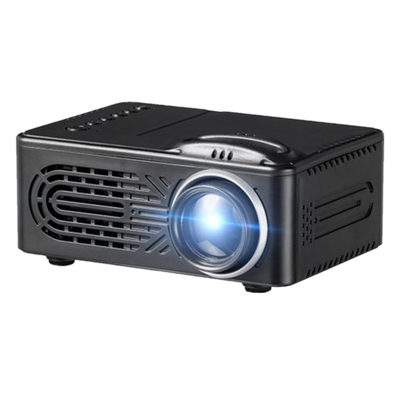 

600 Lumens 1080P HD LED Portable Projector 320 x 240 Resolution Multimedia Home Cinema Video Theater