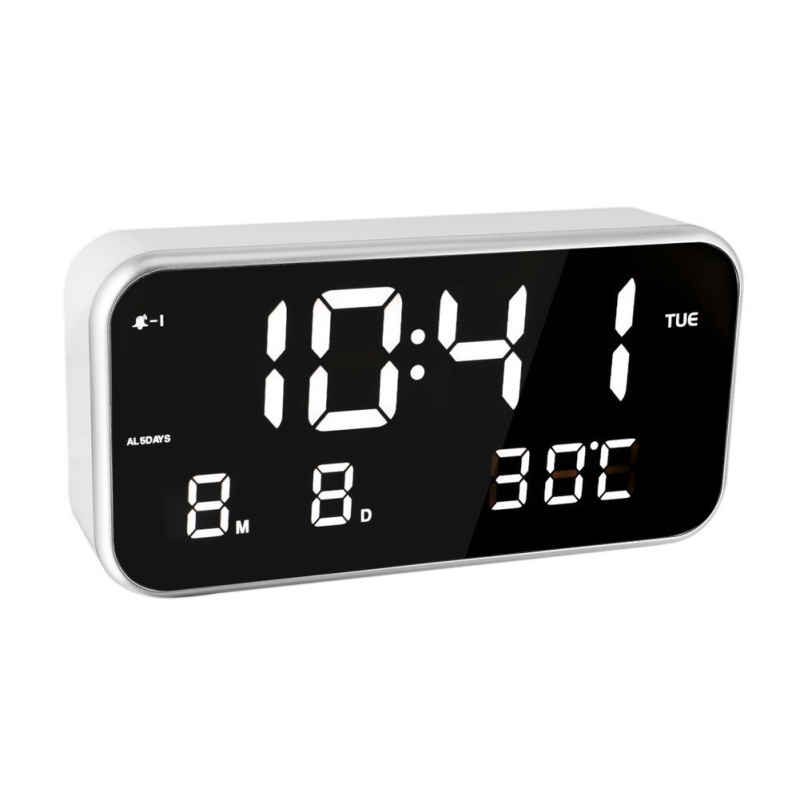 

LED Многофункциональный цифровой электронный Термометр Измерение температуры LED Зеркало Часы Повтора Дисплей Функция зеркала