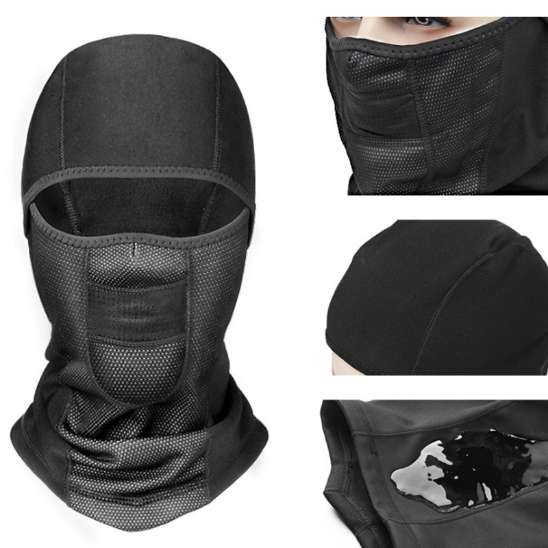 

BIKIGHT Spandex Fibre Winter Outdoor Cycling Windproof Face Bushing Mask Balaclava Hat Thermal Face Mask