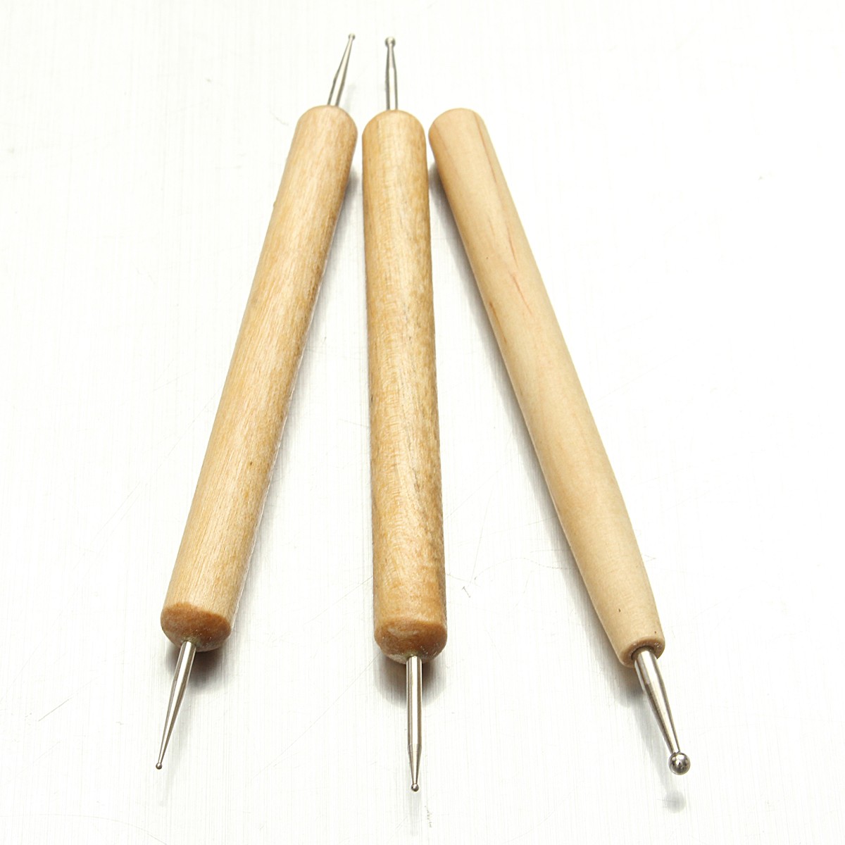 

3 Pcs Clay Sculpting Set Wax Carving Pottery Tools DIY Polymer Modeling Shapers