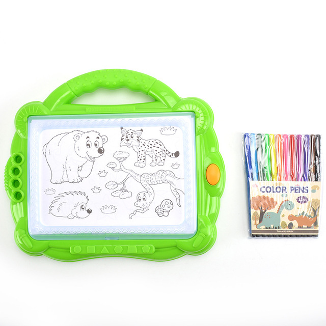 

Children's Portable Painting Board Toys Puzzle Early Education Backlit Color Writing Graffiti Copying Drawing Board
